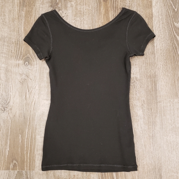 Victoria's Secret reversible black tee size small - Picture 2 of 3